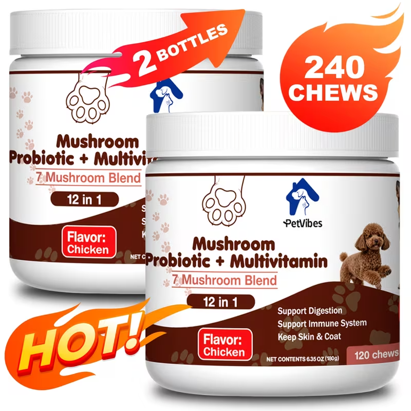 PetVibes Probiotic & Multivitamin Dog Chews