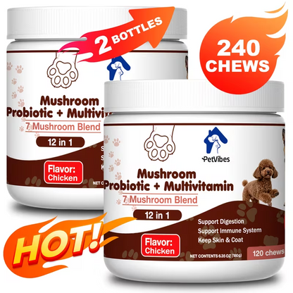 PetVibes Probiotic & Multivitamin Dog Chews