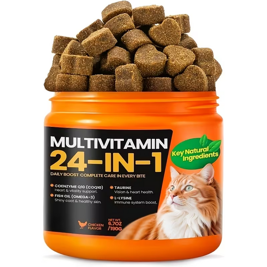 Taurine Cat Multivitamin Treats – 95 Day Supply