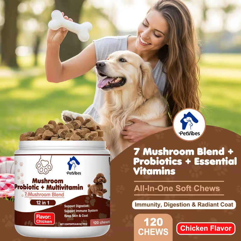 PetVibes Probiotic & Multivitamin Dog Chews