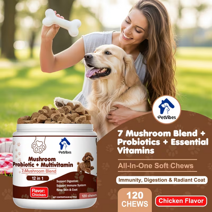 PetVibes Probiotic & Multivitamin Dog Chews