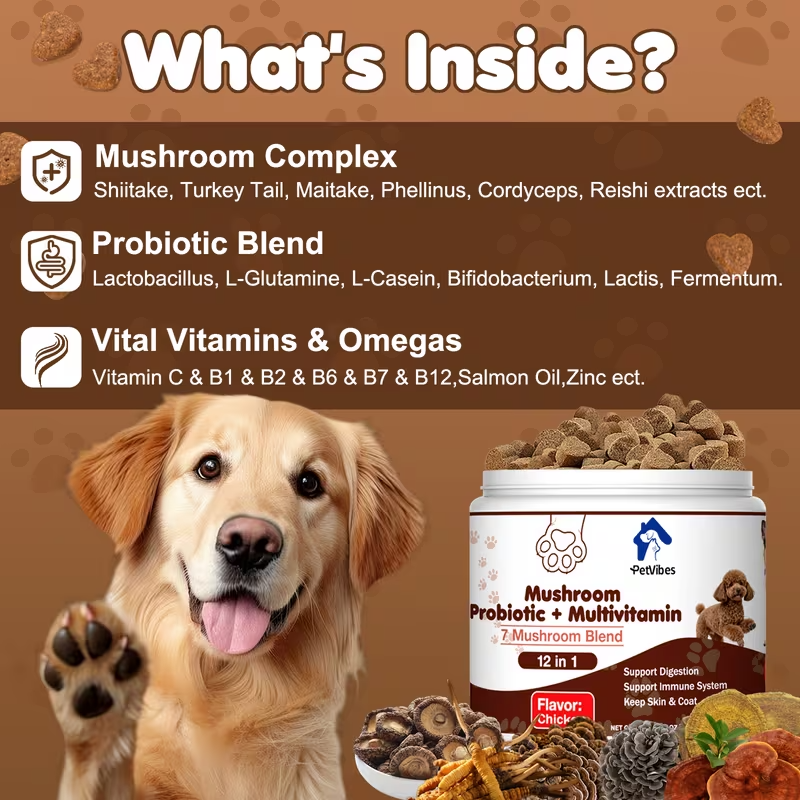 PetVibes Probiotic & Multivitamin Dog Chews