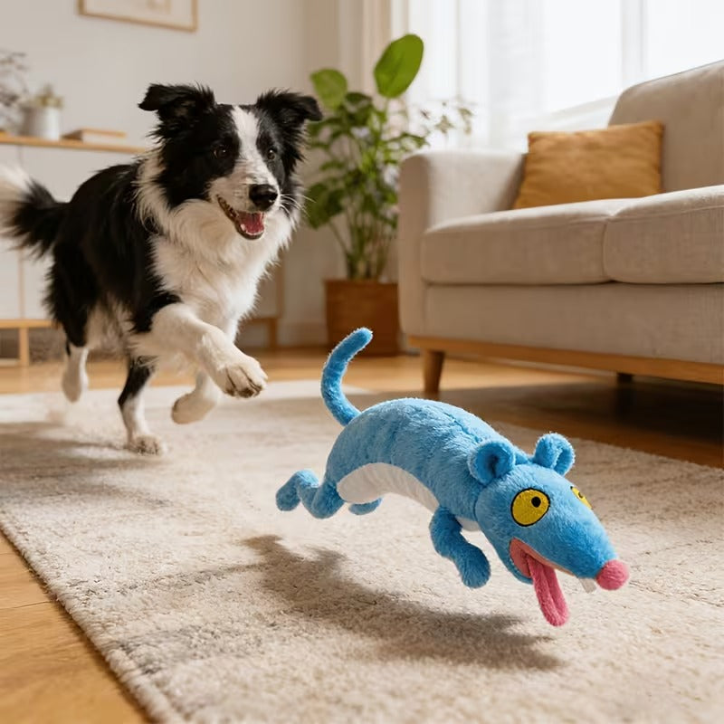 Squeaky Plush Rope Toy for Dogs & Cats