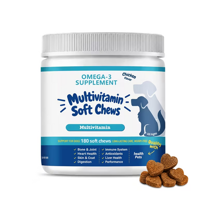 8-in-1 Dog & Cat Multivitamin Chews – 180 Count