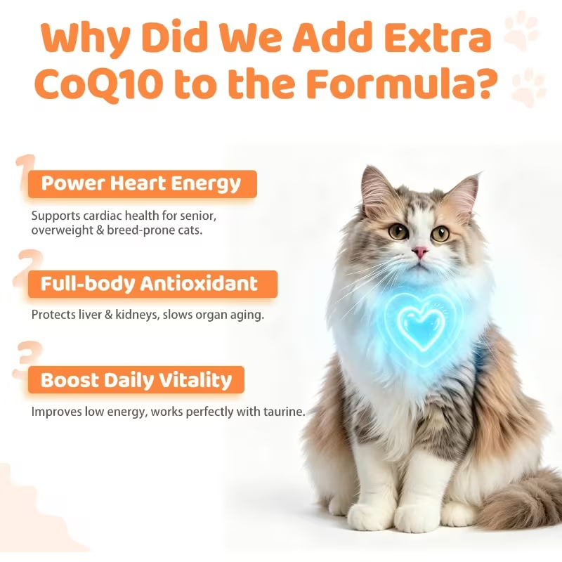 Taurine Cat Multivitamin Treats – 95 Day Supply