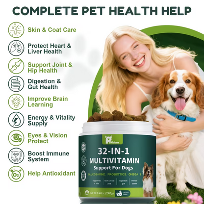 Dog Multivitamin Chews – 120 Count