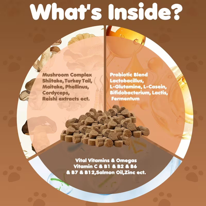 PetVibes Probiotic & Multivitamin Dog Chews