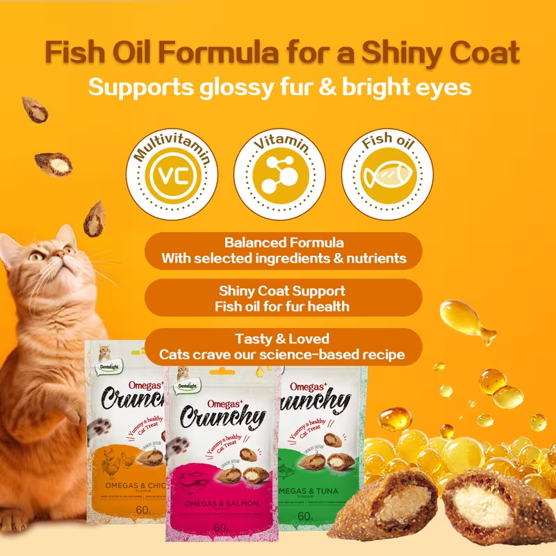 Crunchy Cat Treats – 3 Pack