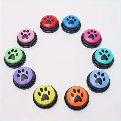 Recordable Dog Training Buttons – 4/8/10 Pack