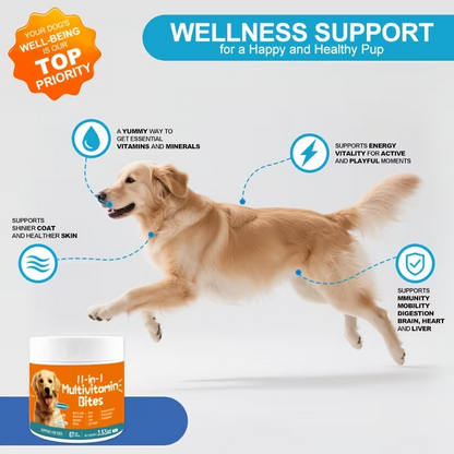 11-in-1 Dog Multivitamin Chews – Chicken Flavor
