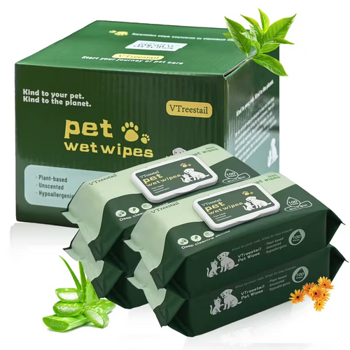 Pet Wet Wipes – 400 Count
