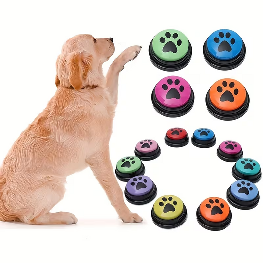Recordable Dog Training Buttons – 4/8/10 Pack