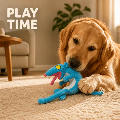 Squeaky Plush Rope Toy for Dogs & Cats
