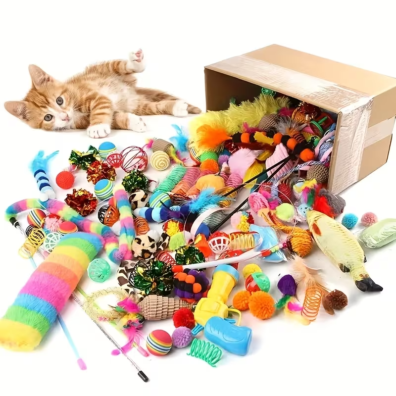 Mixed Cat Toy Set – 10/20/30/50/100 Pieces