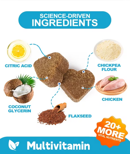 11-in-1 Dog Multivitamin Chews – Chicken Flavor