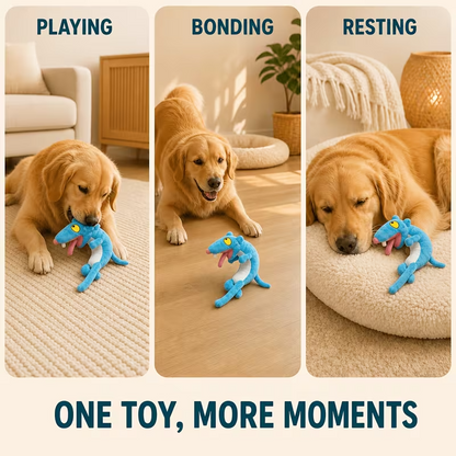 Squeaky Plush Rope Toy for Dogs & Cats