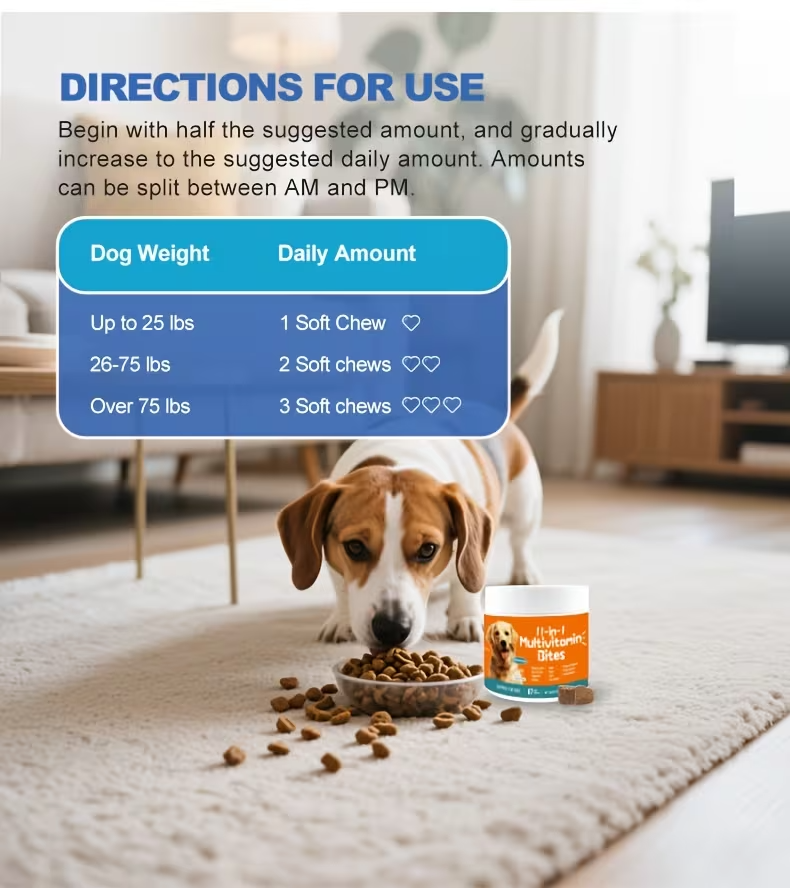 11-in-1 Dog Multivitamin Chews – Chicken Flavor