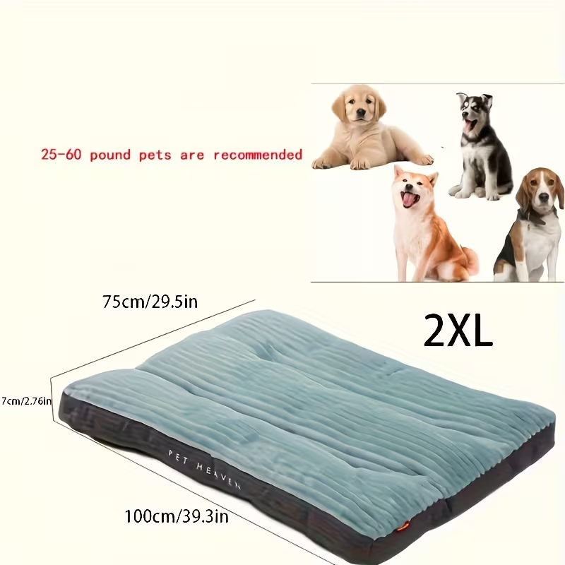 Washable Dog Kennel Mat for Large Dogs