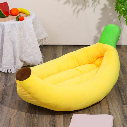 Banana Pet Bed for Cats & Dogs